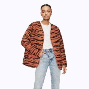 Zebra Quilted Jacket